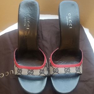 Gucci Wedge Sandals